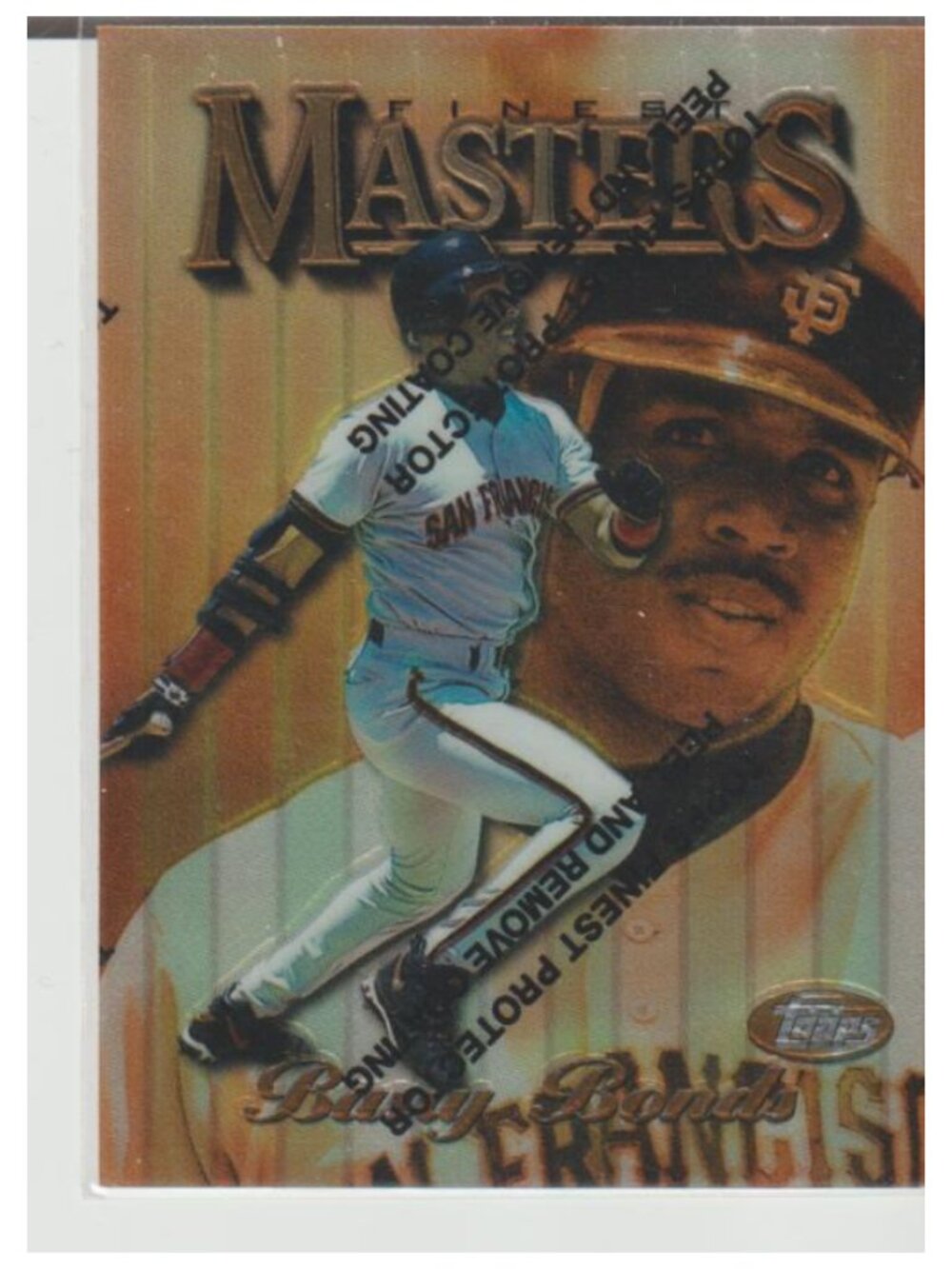 Barry Bonds 1997 Topps Finest Masters W/Coating #1 M1